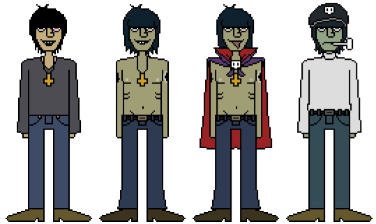 Murdic Pixel Murdoc Pixels by ectonurites on DeviantArt