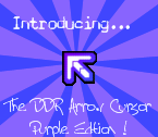 DDR Arrow Cursor Purple Edtion