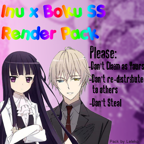 Inu X Boku SS render pack