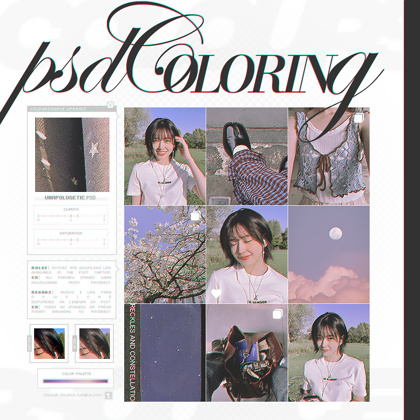 UNAPOLOGETIC, psd coloring