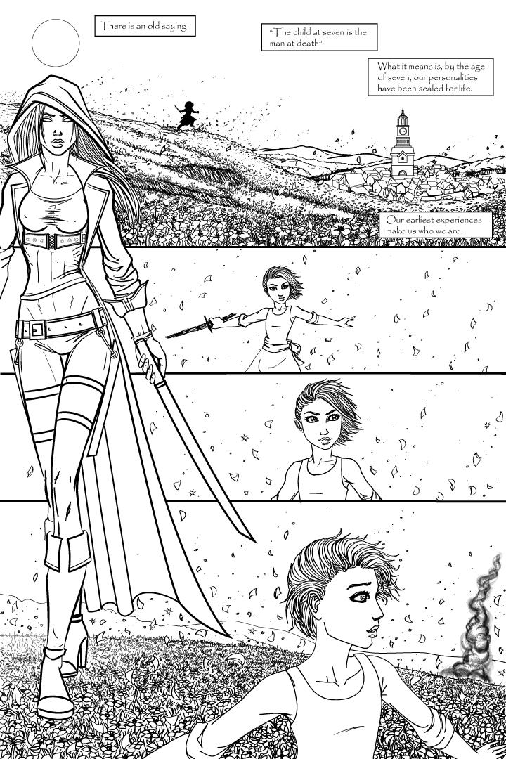Comic Page Sample by christinachapman on DeviantArt