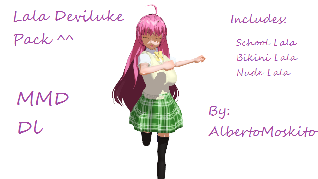 Lala Deviluke Pack from To-Love Ru MMD DL by AlbertoMoskito on DeviantArt
