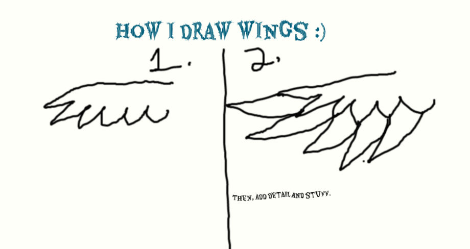 Wing Basic Lines Simple How to draw simple wings in 2 steps. by Visfar101 on DeviantArt
