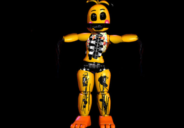 Withered Toy chica by 099990 on DeviantArt