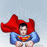 superman fly animation