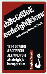 DCC - Sharp Distress Black otf by dccanim
