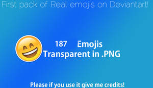 Emojis render Pack | First on DeviantArt!