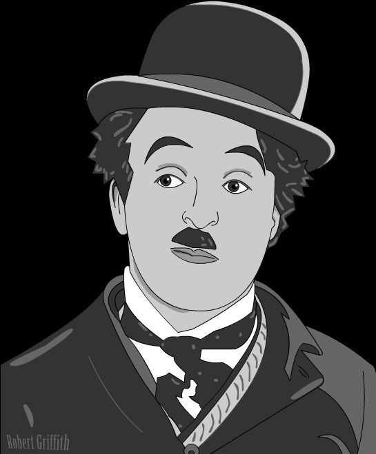 Charlie Chaplin: Vector Art