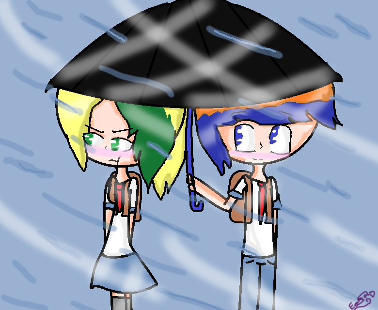 You Can Stay Under My Umbrella by EmmaDraws123 on DeviantArt