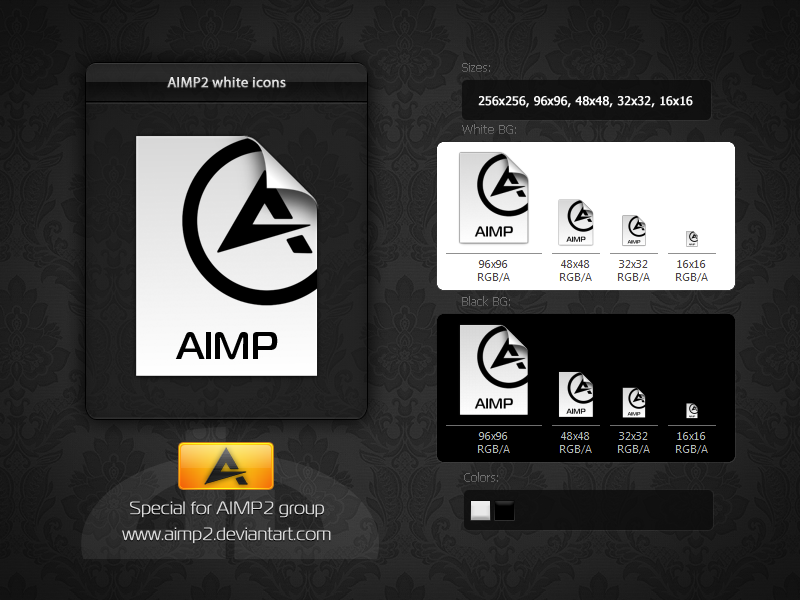 AIMP2 File Icons 'White'
