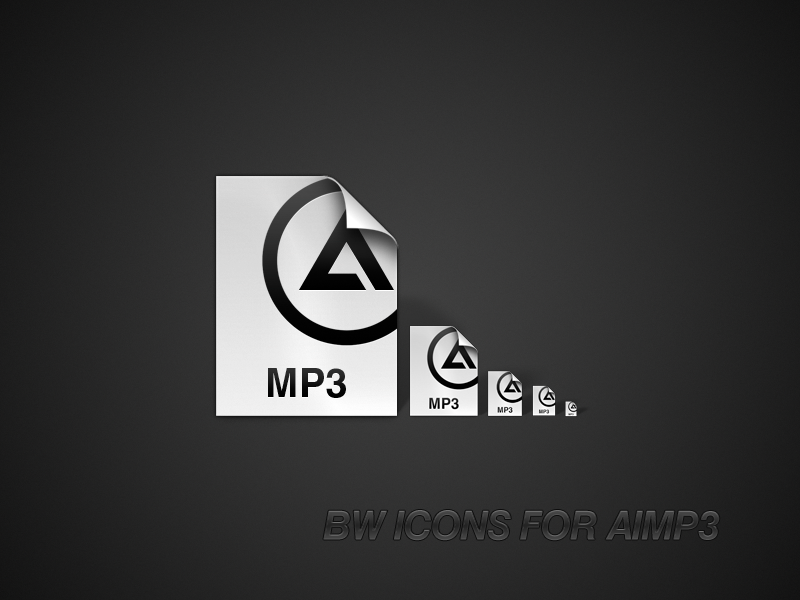 AIMP3 BW Icons