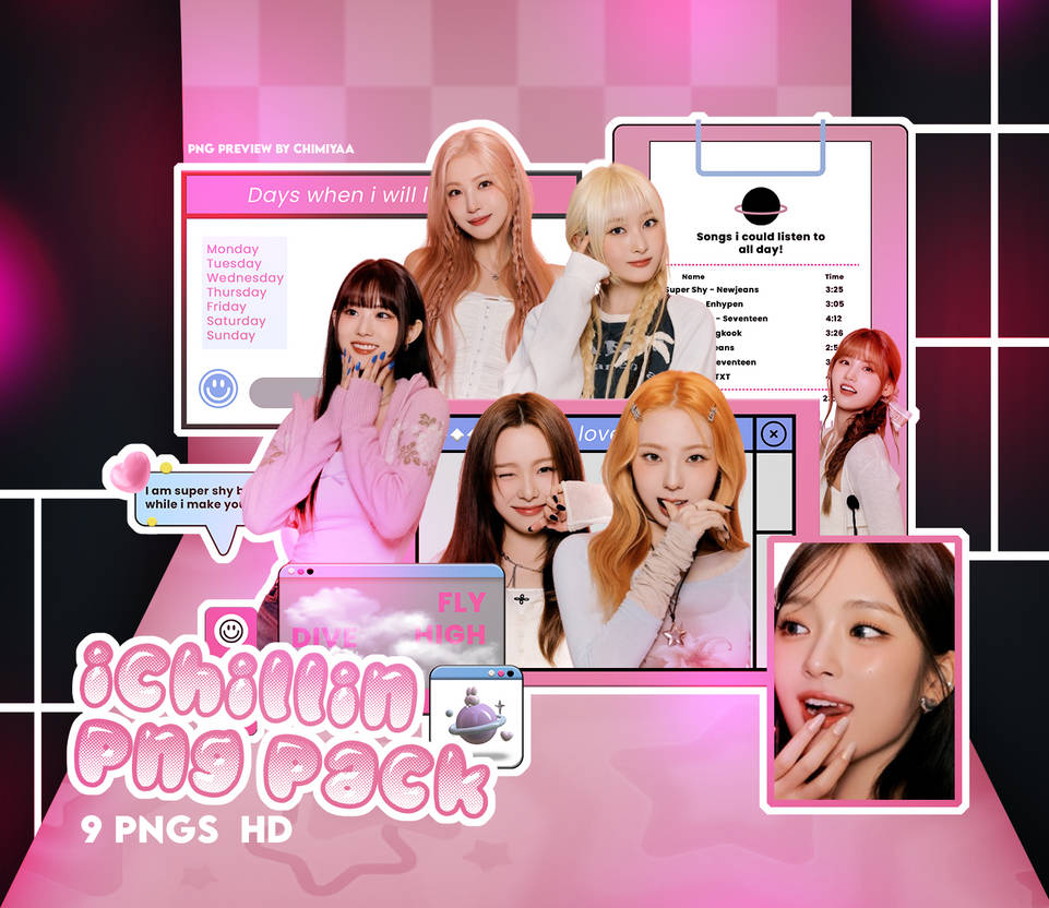 ICHILLIN’ FEELIN HOT SWEET VER. PNG PACK by lillychanel on DeviantArt