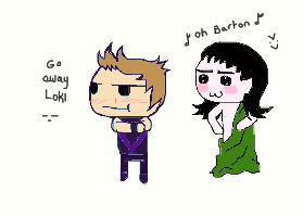 hawkeye x loki by tentube on DeviantArt