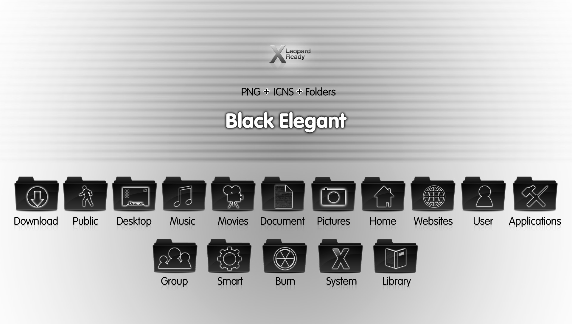 Black Elegant - Icon Set