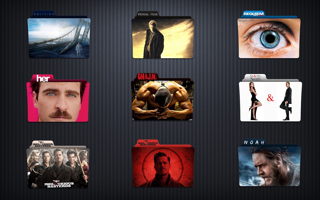 Movies Folder Icon Pack [3] by sherlocklogy on DeviantArt