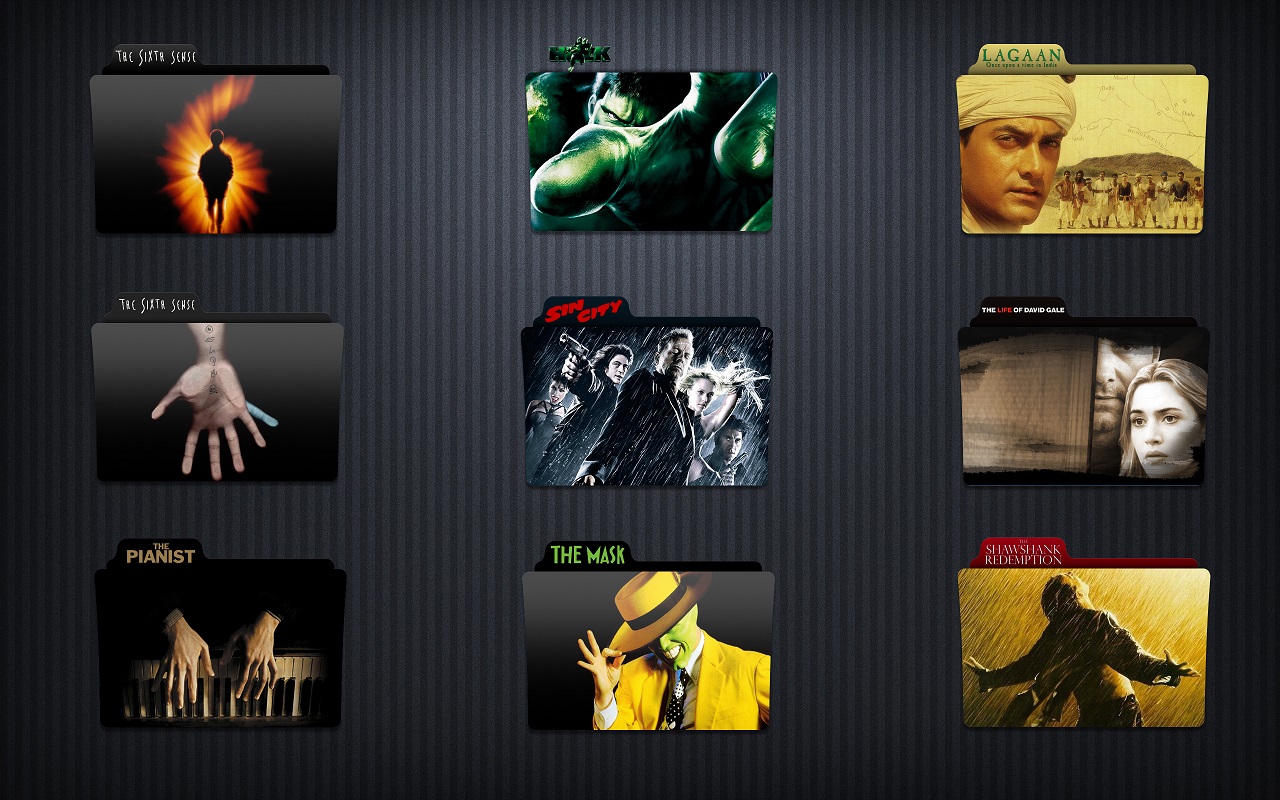 Movies Folder Icon Pack [4] by sherlocklogy on DeviantArt