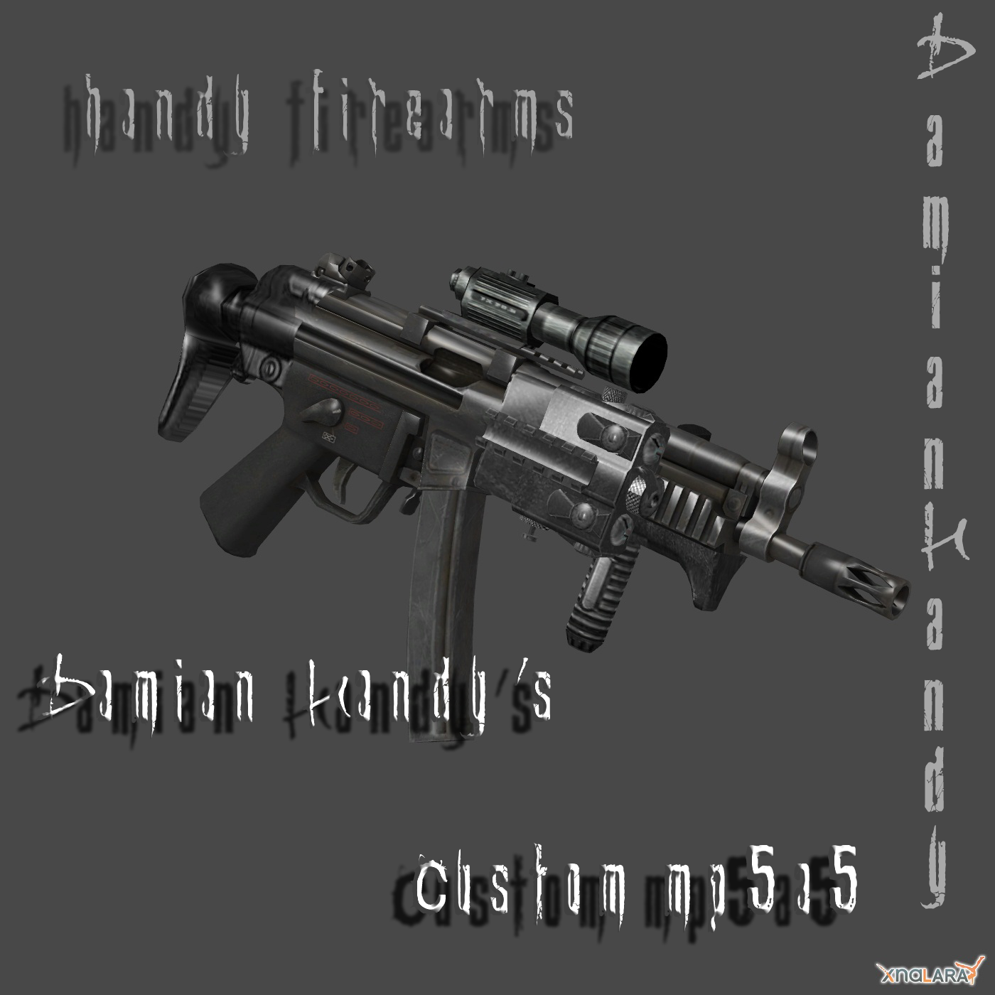 Damian's Custom MP5A5 Sub Machine Gun by DamianHandy on DeviantArt