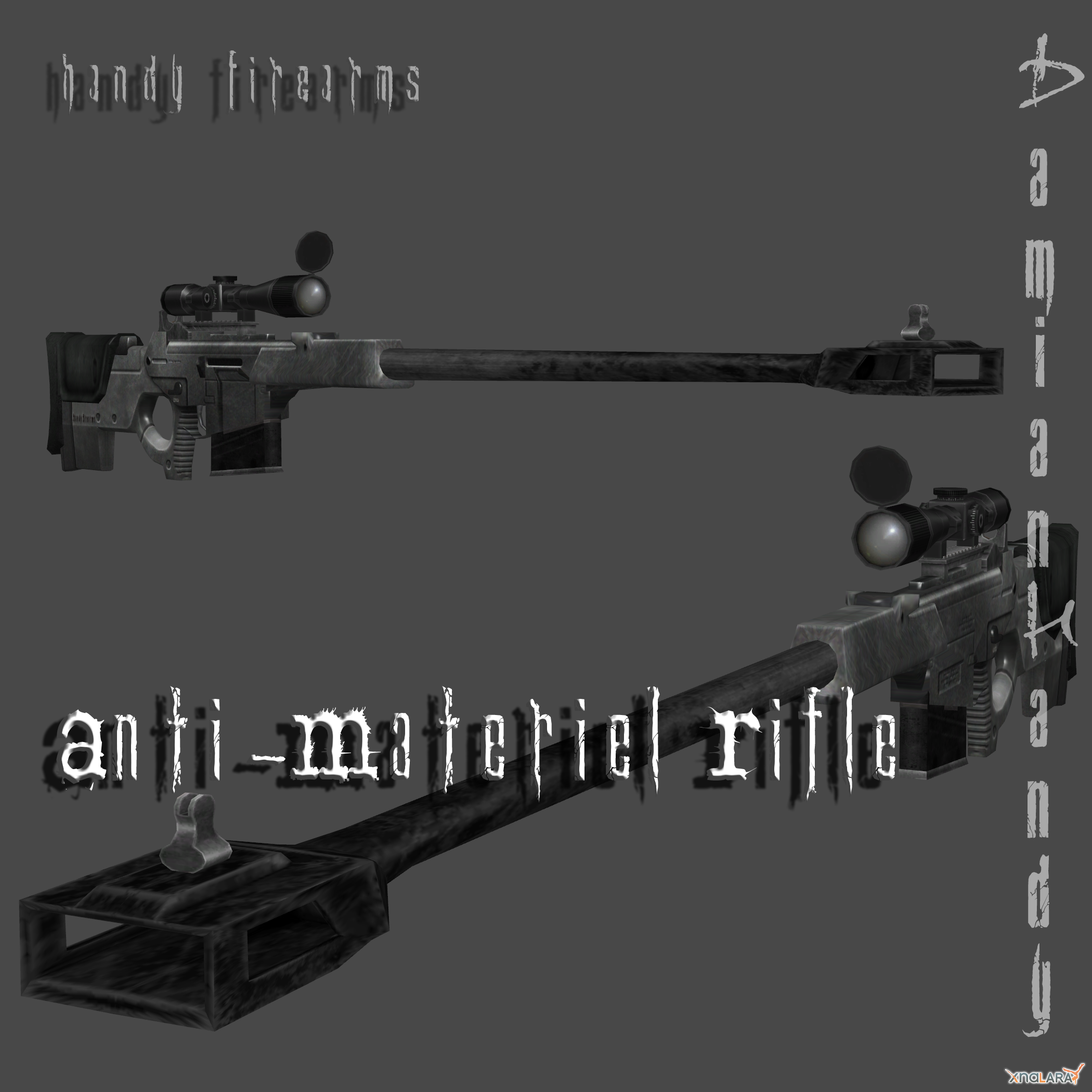 fallout new vegas anti materiel rifle mods