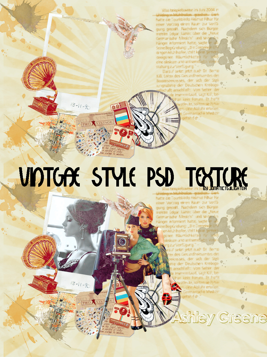 Vintage style PSD Texture