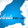 Cloud high quality PSD