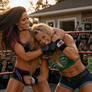 Cranking the headlock 