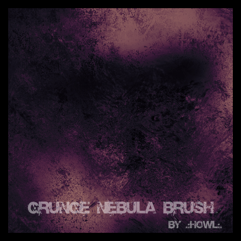 Grunge nebula brush