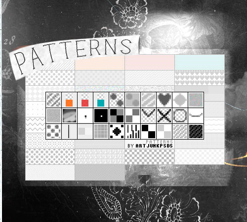 Photoshop Pattern Deviantart Patterns by me by art-psds-junk on DeviantArt