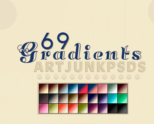 Second pack of Gradients [with 69.grd] by art-psds-junk on DeviantArt
