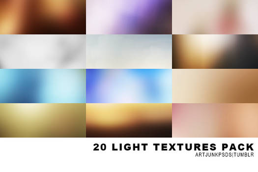 20 light texture pack by artjunkpsds