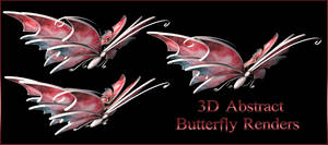 Abstract Butterfly Renders