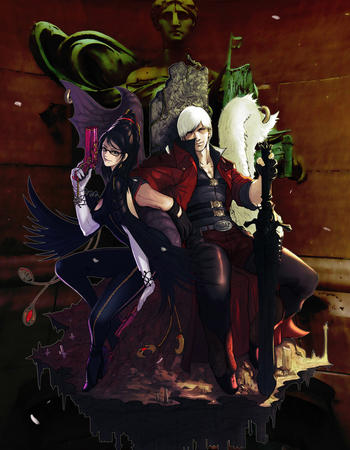 Dante vs Bayonetta Saga Part 5 by ArtMaster09 on DeviantArt