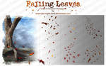 Falling Leaves PNG's by the-night-bird