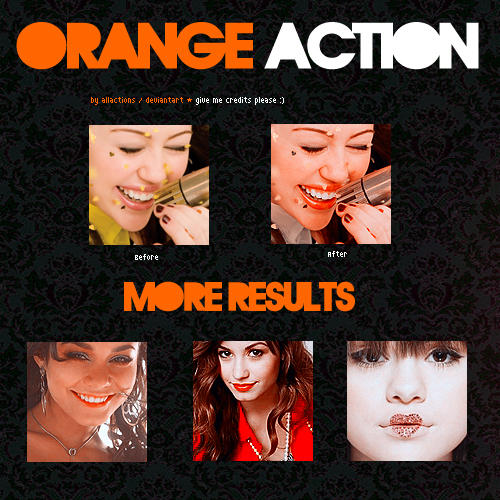 orange action