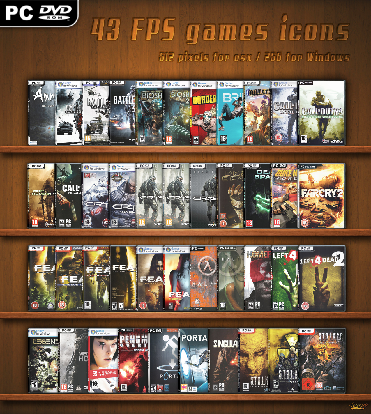 FPS Games icons pack by Scarpyyyyy on DeviantArt