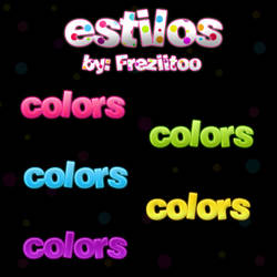 Estilos de colores