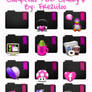 Icons Folders Pink Crazy