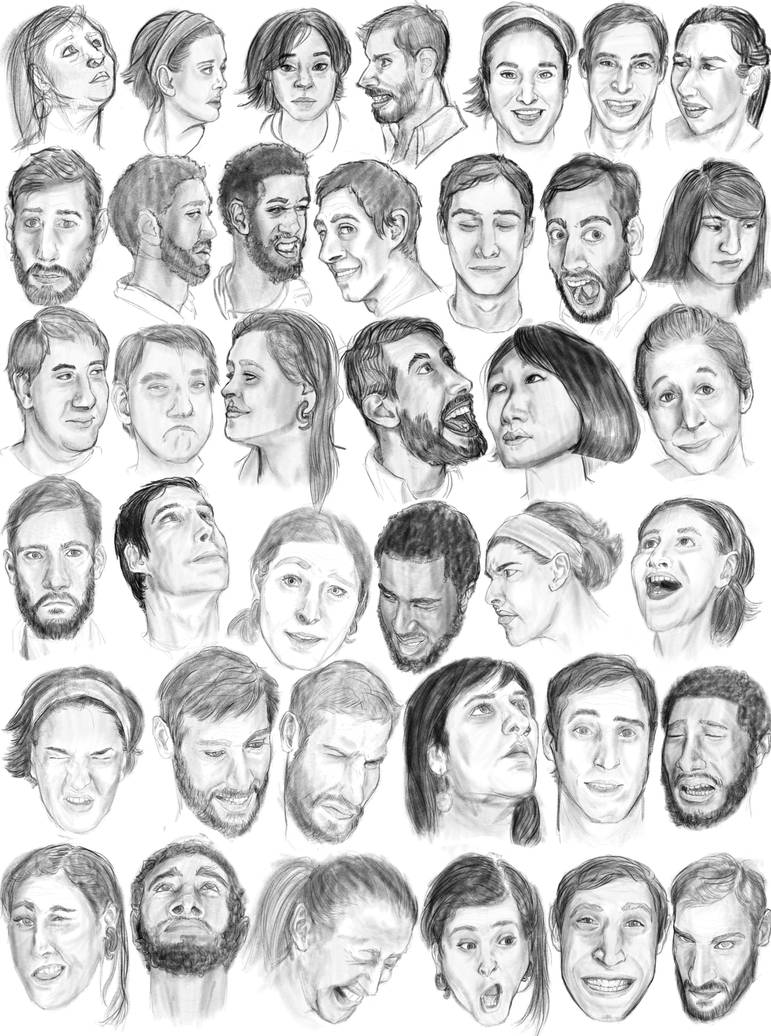 Face Studies by PrinzessinJoey on DeviantArt