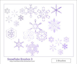 Snowflake Brushes 3