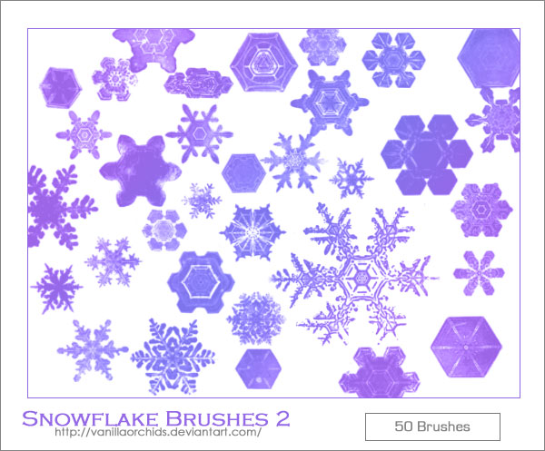 Snowflake Brushes 2