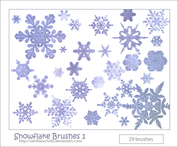 Snowflake Brushes 1