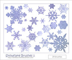 Snowflake Brushes 1