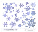 Snowflake Brushes 1 by VanillaOrchids
