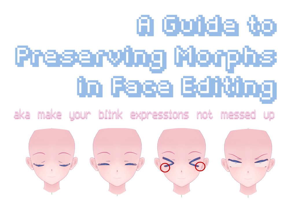 Preserving Morphs in PMX Face Editing by AmuletFortun on DeviantArt