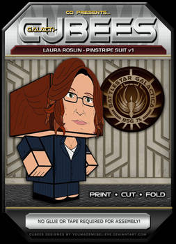 Laura Roslin - Pinstripe Suit