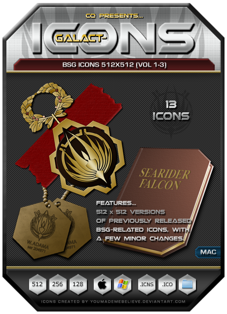 BSG Icons 512 Vol 1-3 - OS X