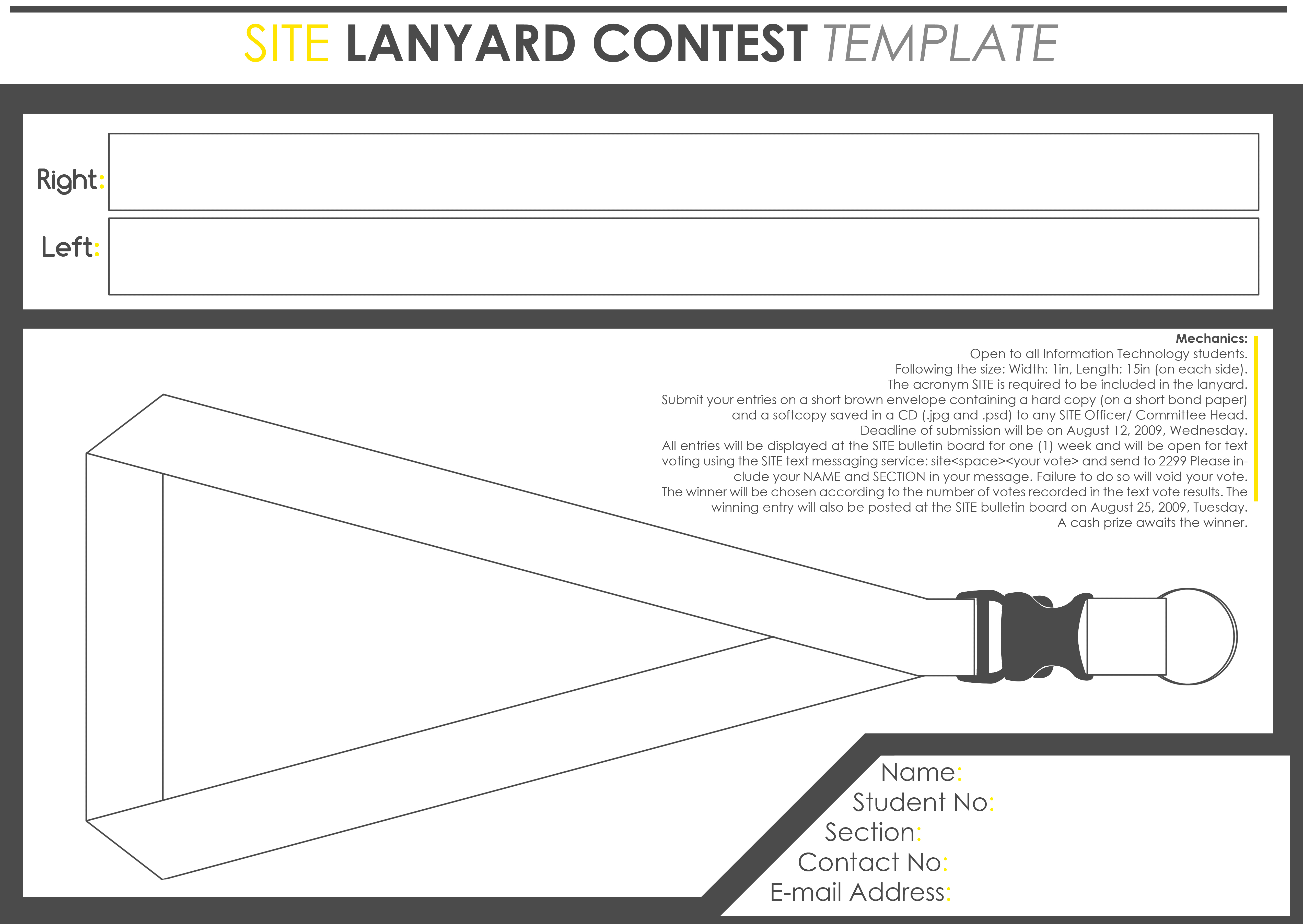 Lanyard Template Psd Free Download