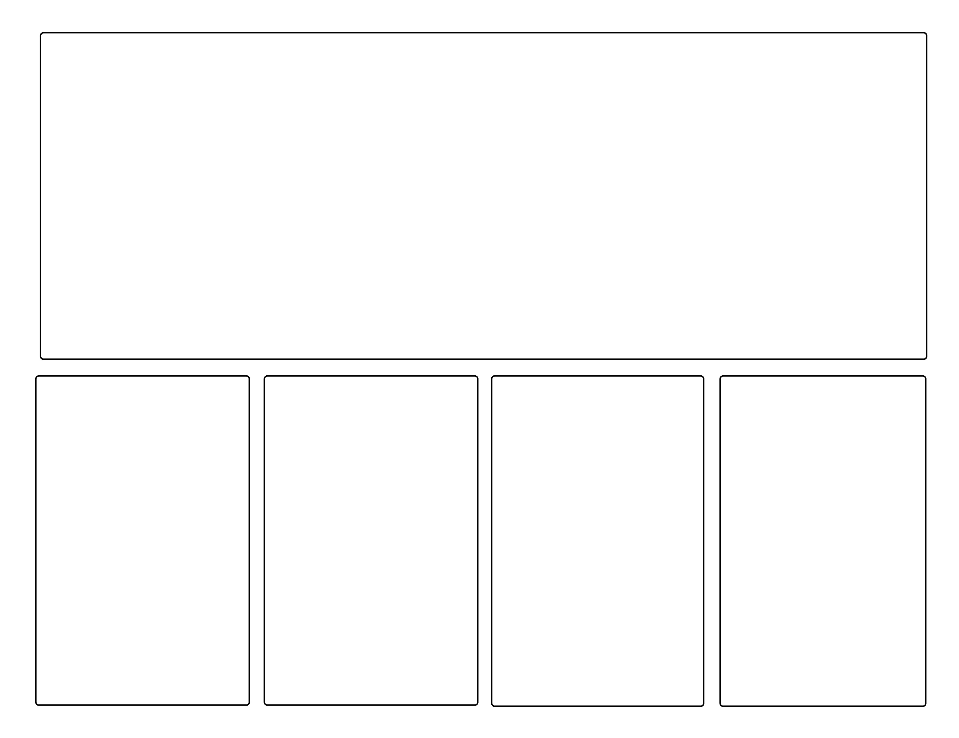 6 Panel Comic Strip Template