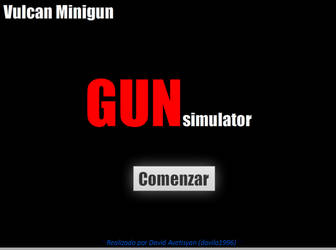 Vulcan Minigun Simulator