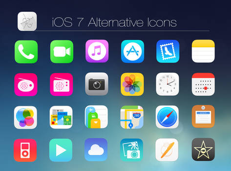 iOS 7 Alt Icons