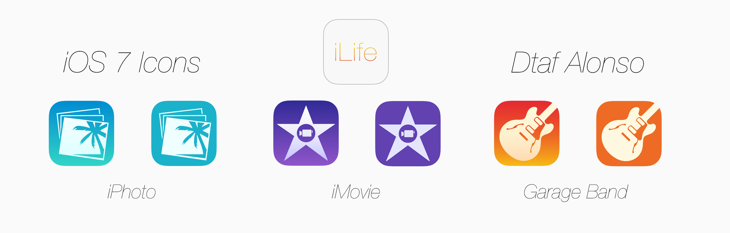 iLife icons